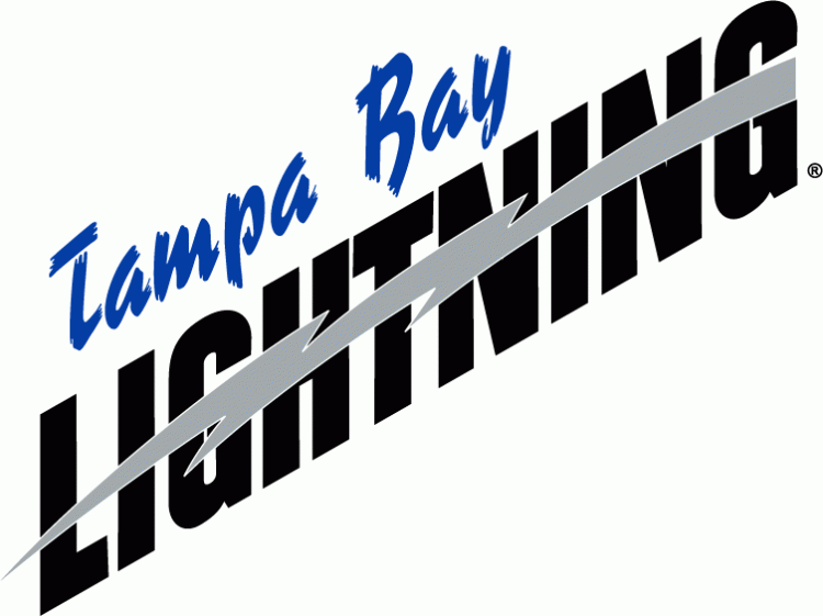 Tampa Bay Lightning 1992 93-2000 01 Wordmark Logo iron on paper